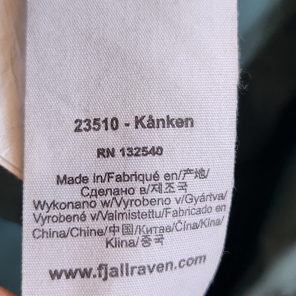 FJALLRAVEN Kanken Mini Backpack Teal Day Pack School College Swedish - Picture 7 of 12